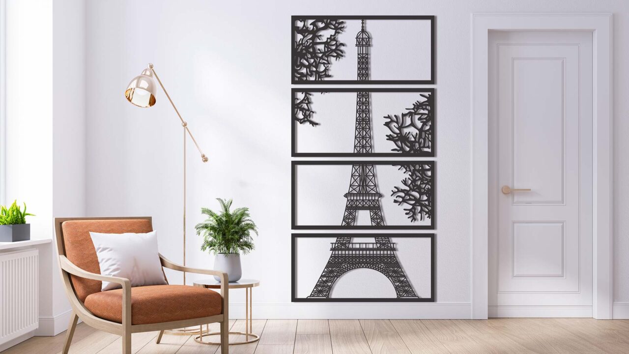 Decoratiune perete Turnul Eiffel